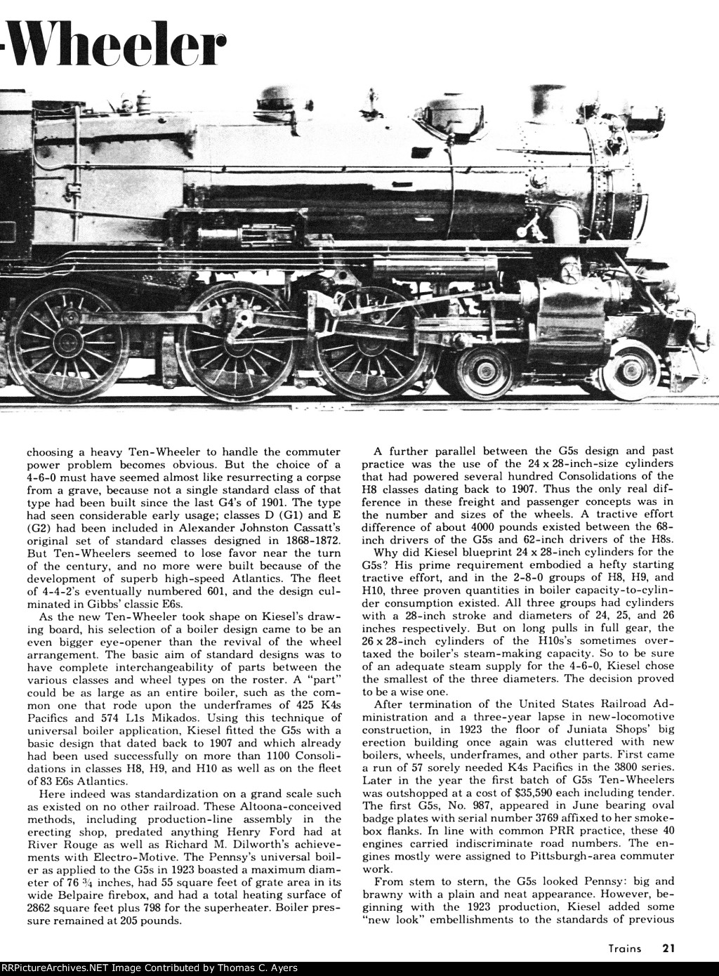 "Mass-Production Ten-Wheeler," Page 21, 1973